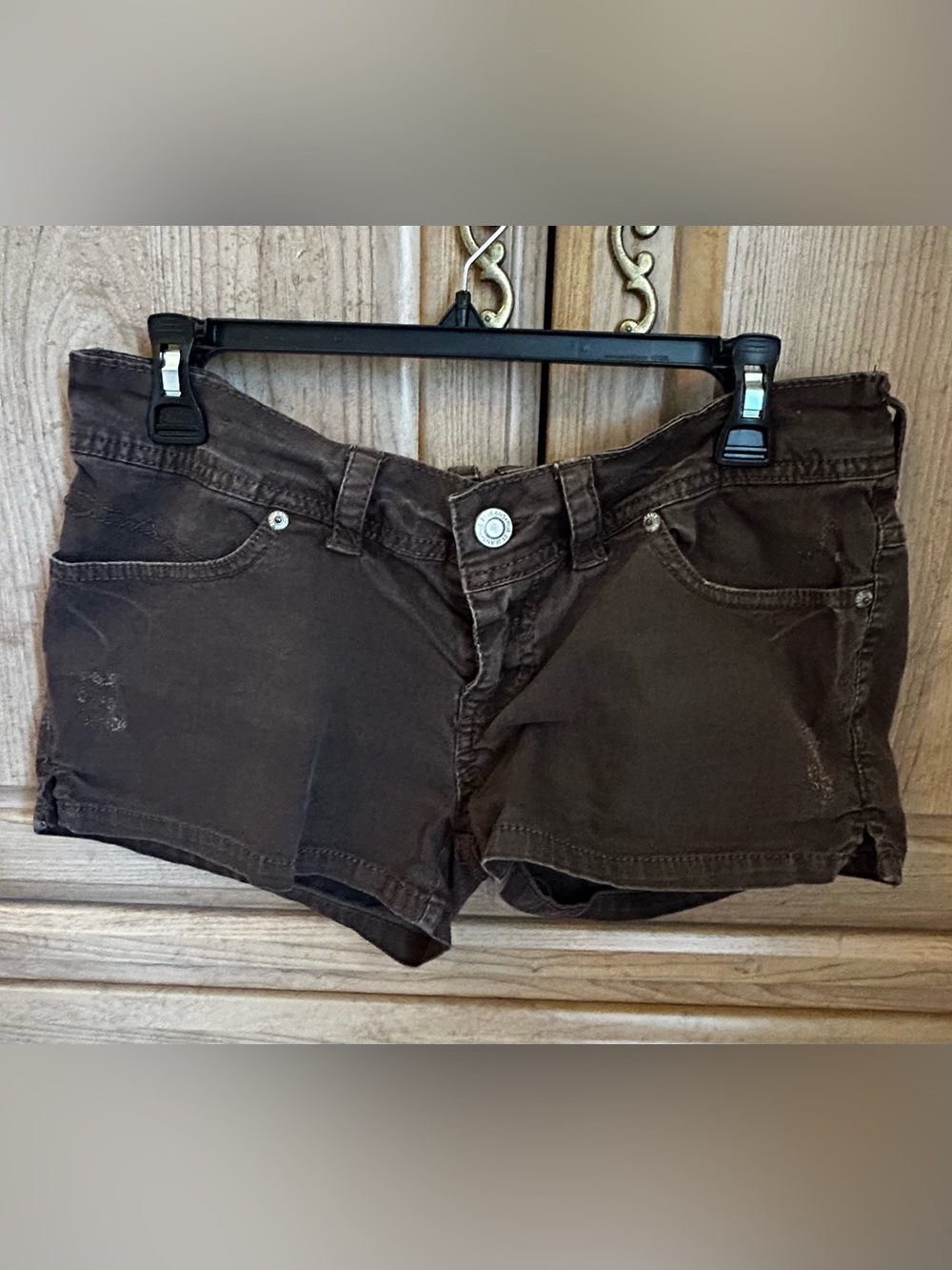 Women’s Brown Cotton Short - Classic Casual
